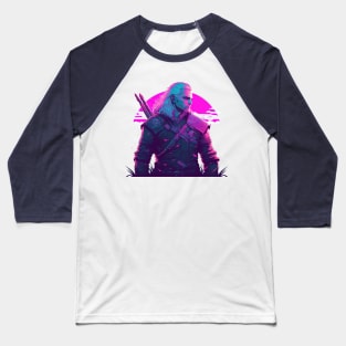 Vaporwave Geralt Baseball T-Shirt